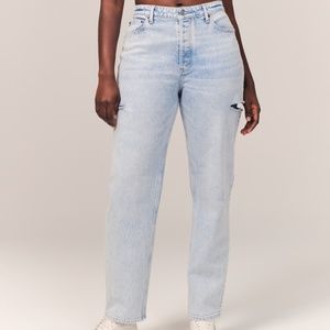 NWT A&F Curve Love High Rise Dad Jean, Sz 30/10R